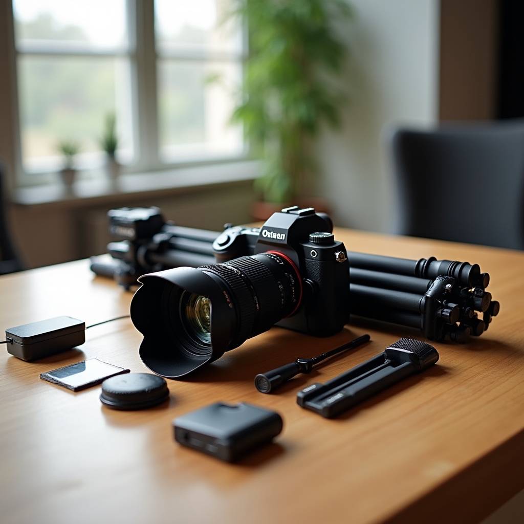 Echipament fotografic profesional pentru fotografierea interioarelor